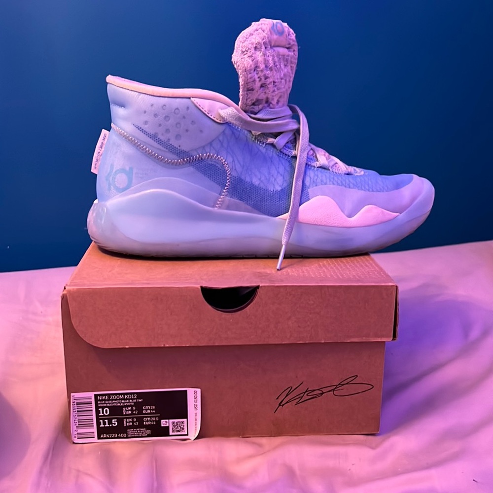 Nike Zoom KD 12 Blue Gaze Men’s size 10